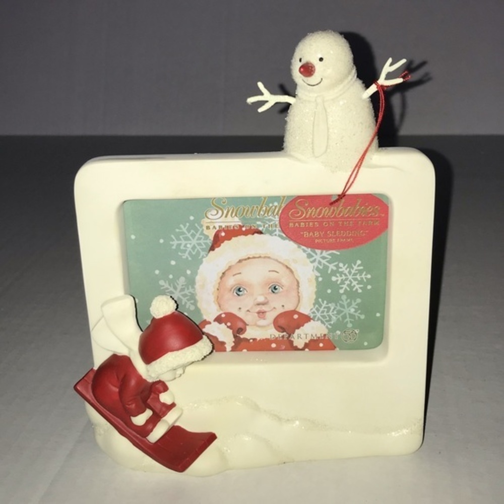Dept 56 Snowbabies Babies On The Farm Photo Frame